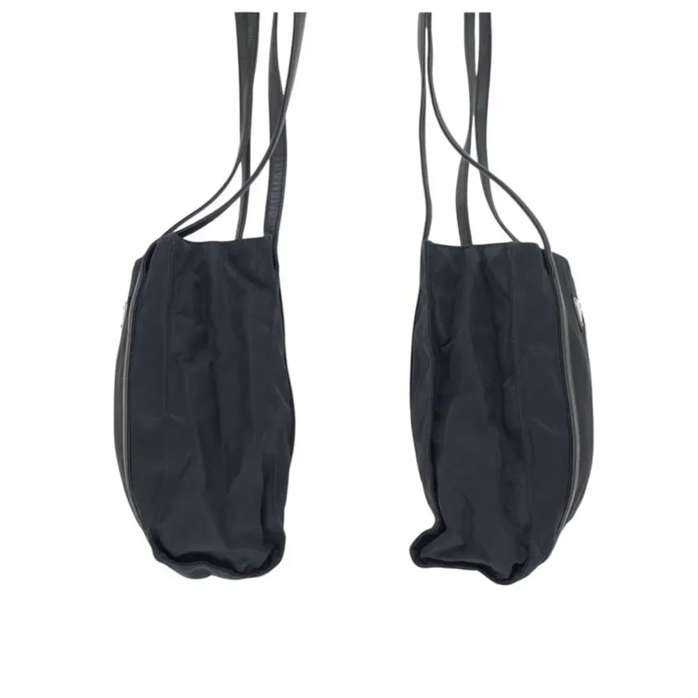 Prada Nylon Leather Tessuto Triangle Logo Shoulder Bag - Picture 8 of 10